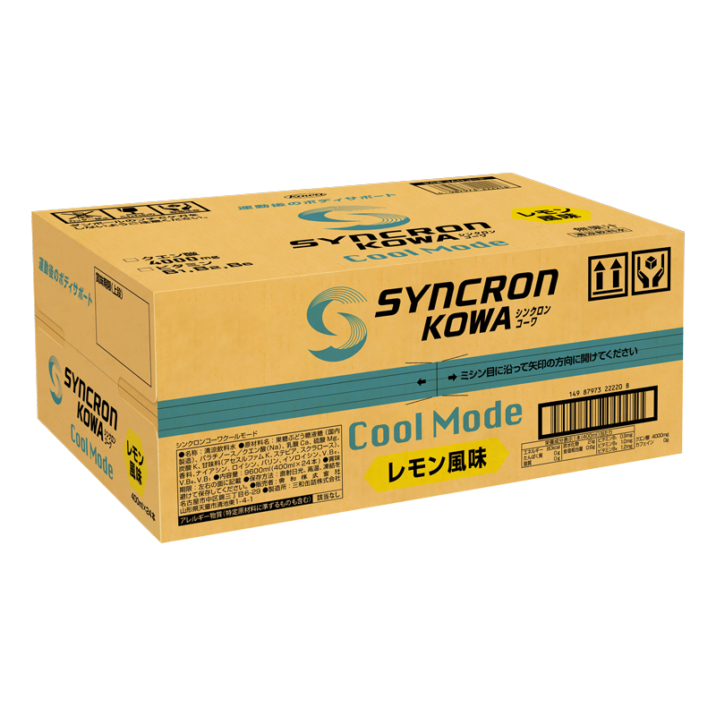 シンクロンコーワ クールモード レモン風味 400ml×24本