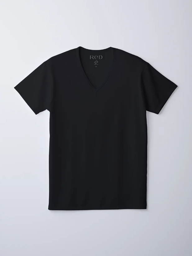 Vネックインナー半袖【男性用】