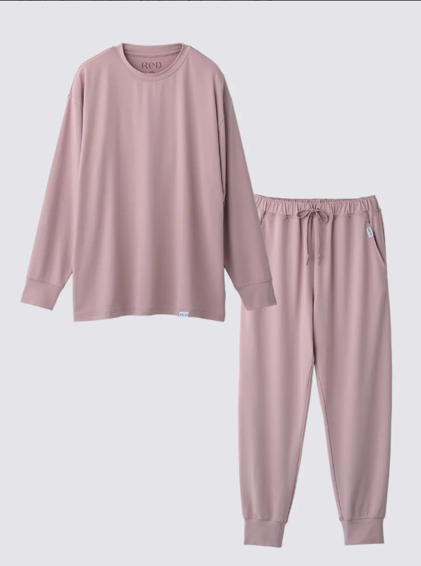 スリープ プルオーバー長袖& ジョガーパンツセット 【男女兼用】