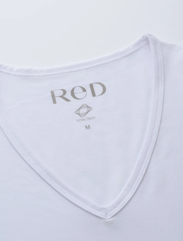 Vネックインナー半袖【男性用】