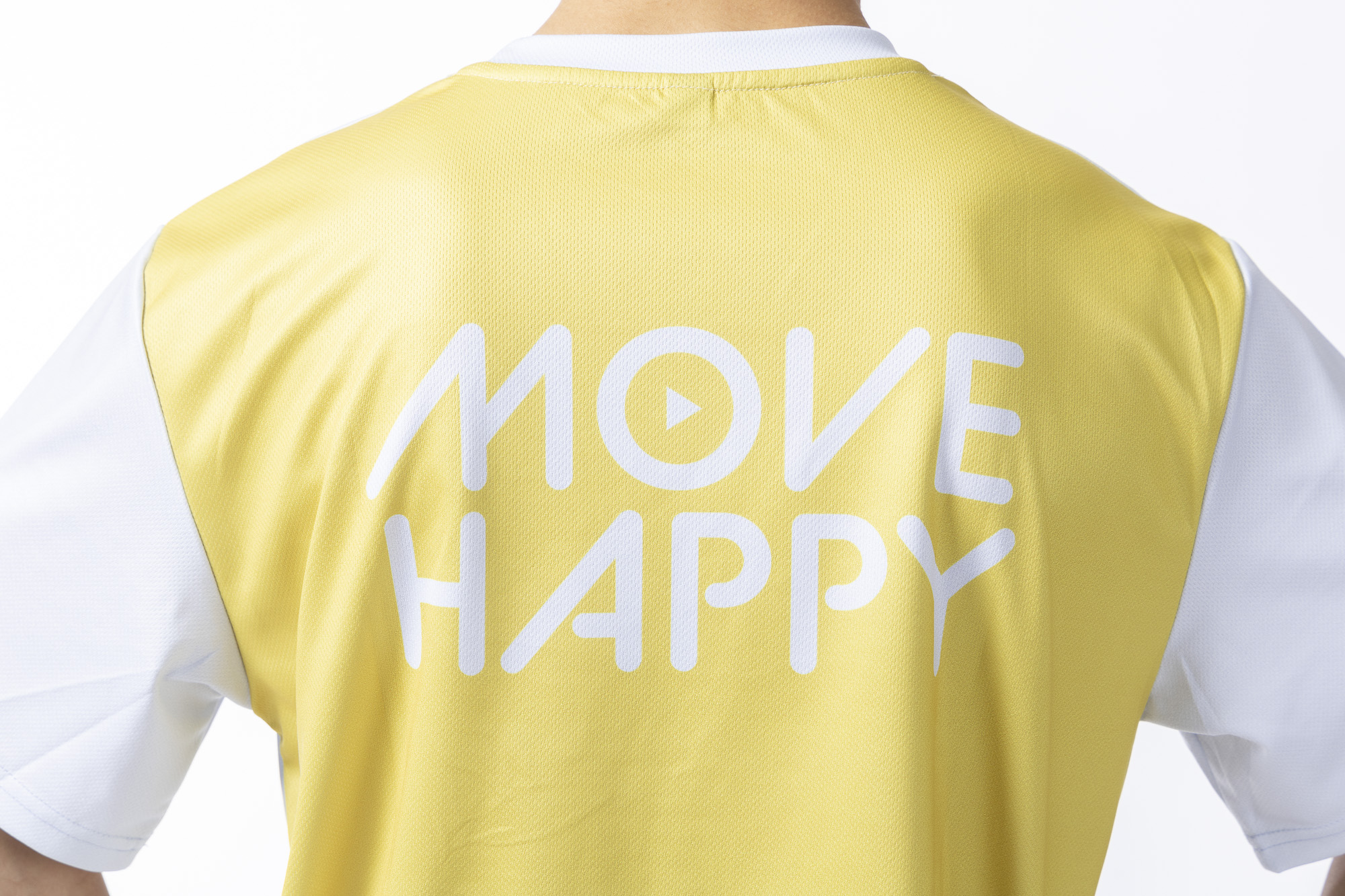 MOVE BODY 5周年記念Tシャツ 【ホワイトブルー×マスタードイエロー】