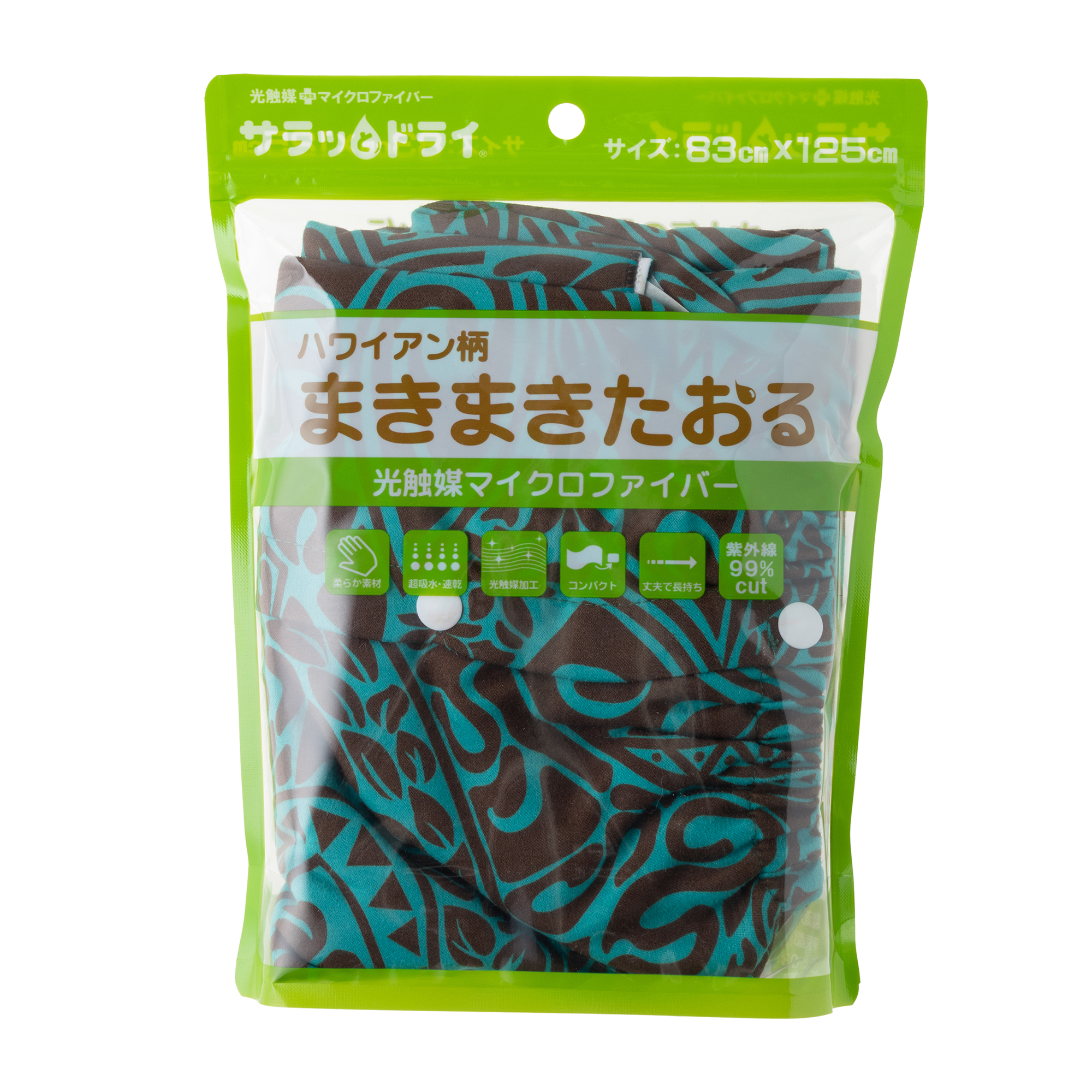 サラッとドライ 柄まきタオル