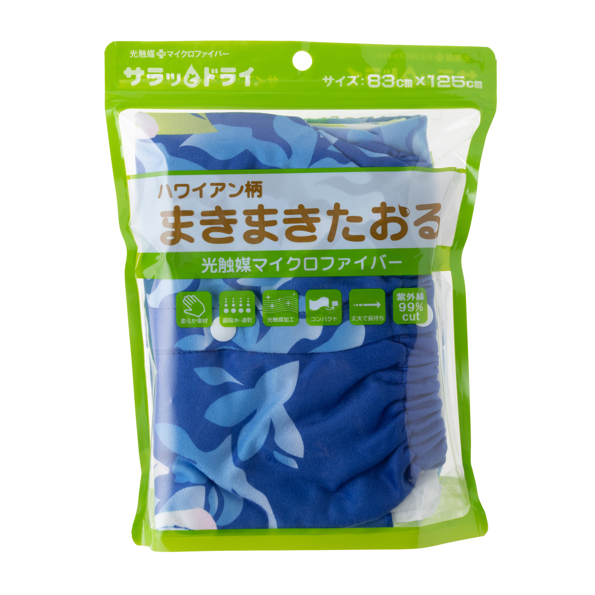 サラッとドライ 柄まきタオル