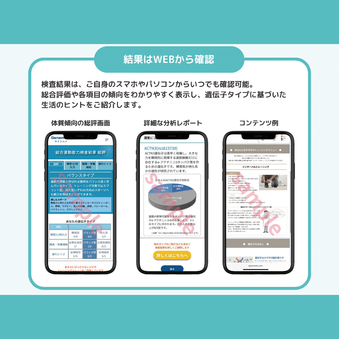 SPORTS遺伝子検査【総合運動能力】