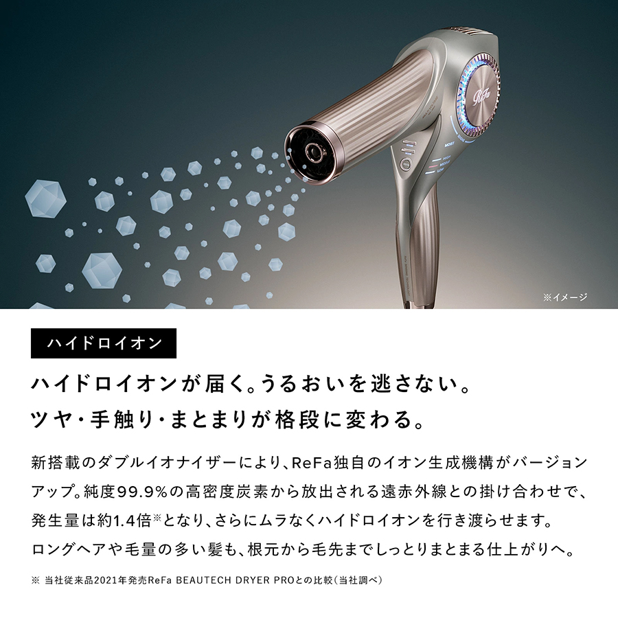 リファビューテックドライヤー BX W(シャンパングレージュ)