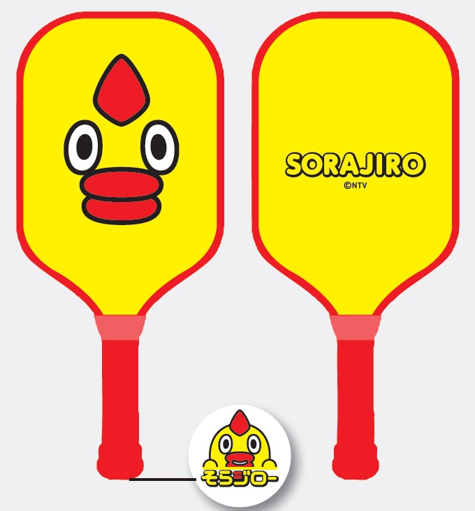 【そらジロー】ピックルボールパドル YEL